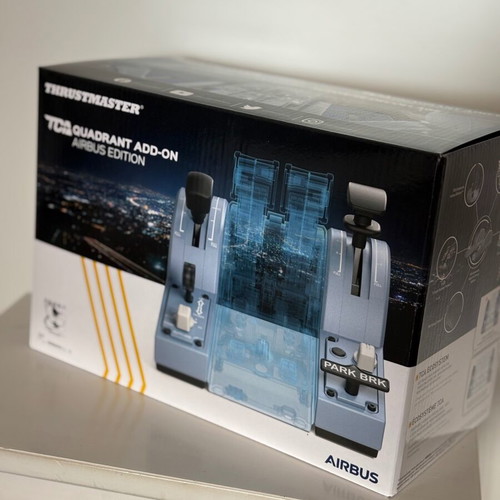 Thrustmaster TCA Captain X Pack Airbus Edition joystick and Quadrant add-on like new