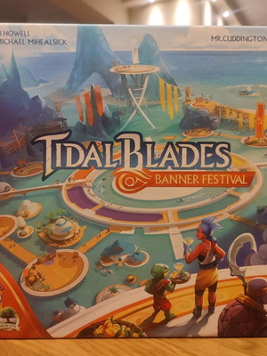 Tidal Blades Banner Festival board game like new