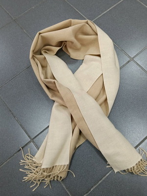Pashmina new two-tone, 180x68 cm, beige
