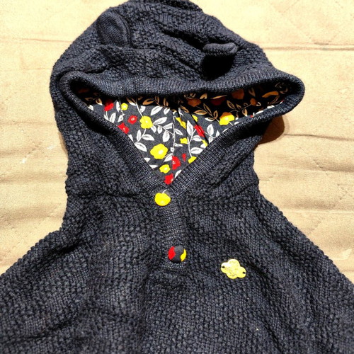 Sergent Major hooded cape new, 3-6 months, 68 cm