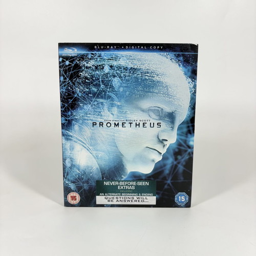 Prometheus Blu-ray like new with English subtitles and slipcase