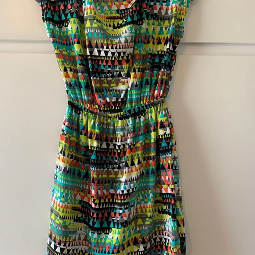 Soprano mini dress with geometrical shapes like new