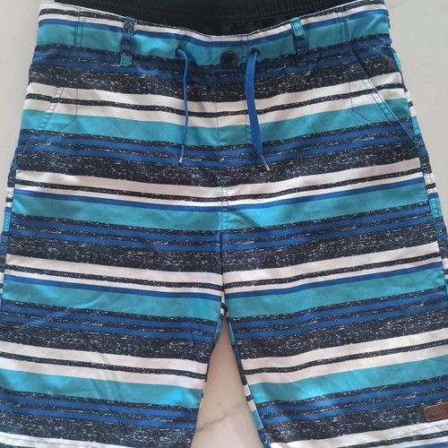 Protest swim shorts used, size 164 cm, blue and black