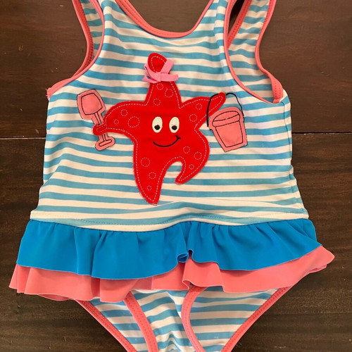 Mothercare baby swimsuit one-piece 9-18 months like new