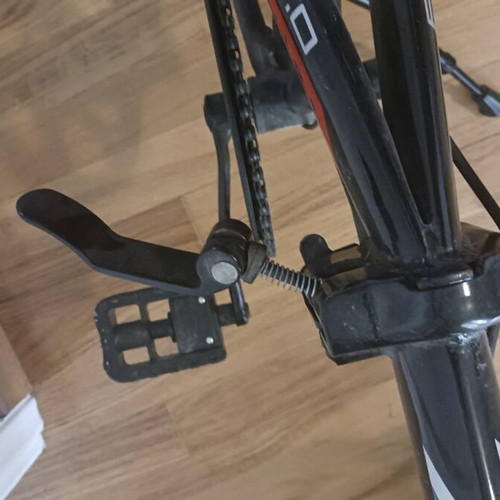 Kron Fold 3.0 20 Inch Folding City Bicycle like new, black-red