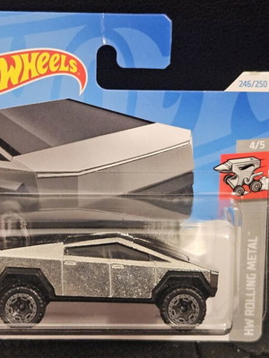 Hot Wheels Tesla Cybertruck toy car