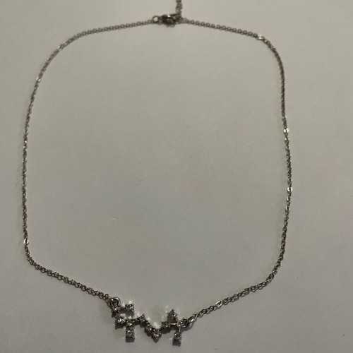 Necklace with Scorpio constellation new, silver