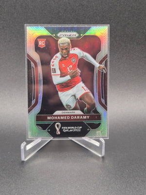 2022 Panini Prizm World Cup Qatar Silver Prizm Mohamed Daramy #74 Rookie RC μεταχειρισμένο