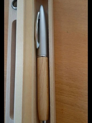 Handmade beech wood pen new