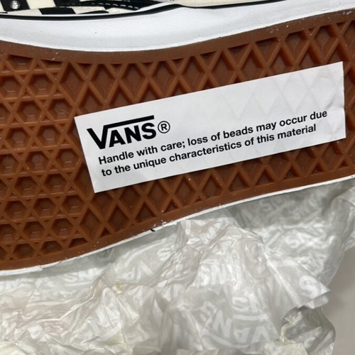Vans Slip On Rhinestone Checkboard Shoes New Size 41