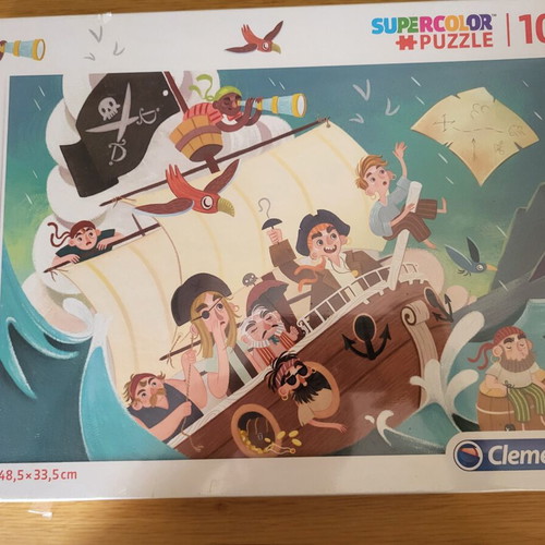 Puzzle new Clementoni 104 pieces The Pirates