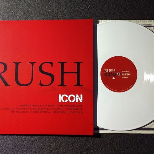 Rush Icon LP vinyl new, limited edition, reissue, white