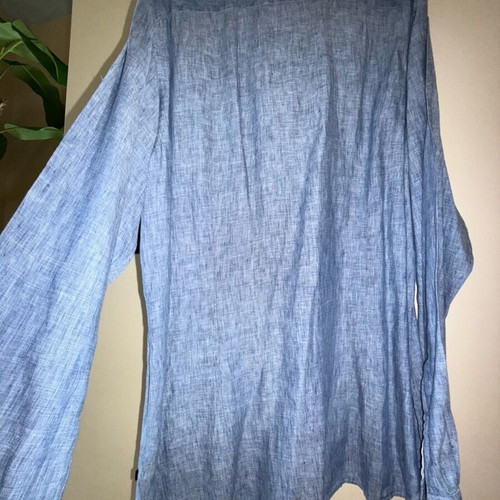 Manetti linen shirts like new, pack of 2, blue and green, XL