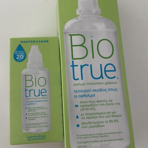 Bio True Lens Solution new, unopened in box