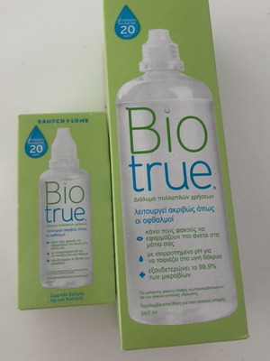 Bio True Lens Solution new, unopened in box