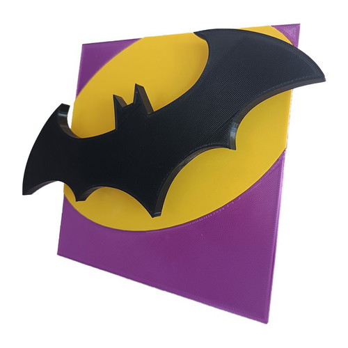 Batman decorative 3D printed wall art new