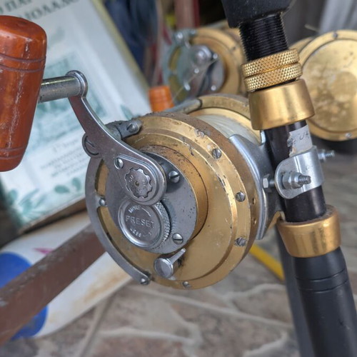 Big Game fishing rods with PENN International 50 reels used