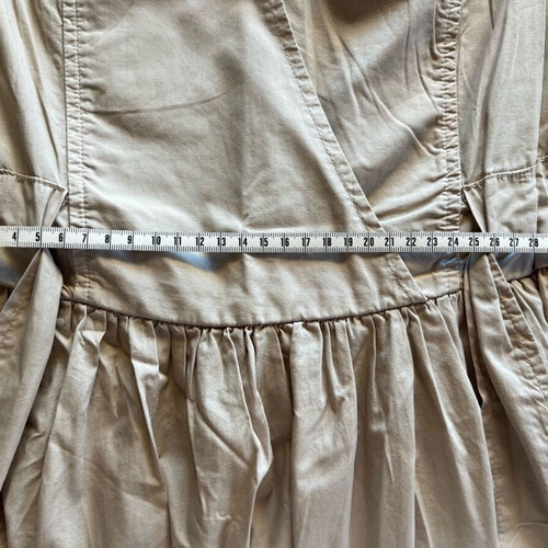 Benetton beige cotton dress Xsmall like new