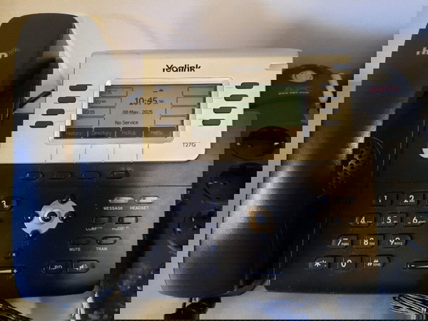 YEALINK IP PHONE SIP-T27G ΣΕ ΑΡΙΣΤΗ ΚΑΤΑΣΤΑΣΗ,ΠΛΗΡΩΣ ΛΕΙΤΟΥΡΓΙΚΟ