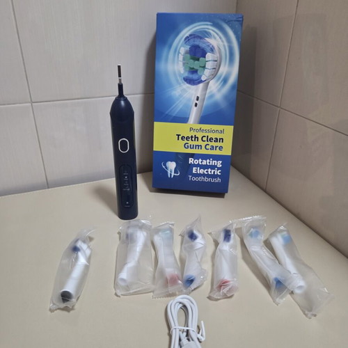 Teetheory rotating electric toothbrush for deep cleaning and gum care