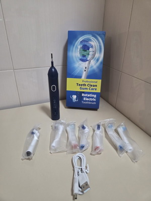 Teetheory rotating electric toothbrush for deep cleaning and gum care