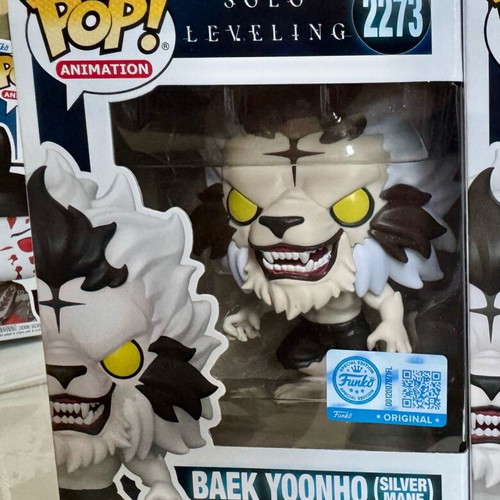 Baek Yoonho (Silver Mane) Solo Leveling Funko Pop 2273 like new