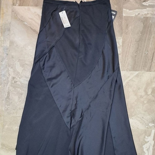 Coconuda Donna Women's Black Satin Skirt New Size S 36 8