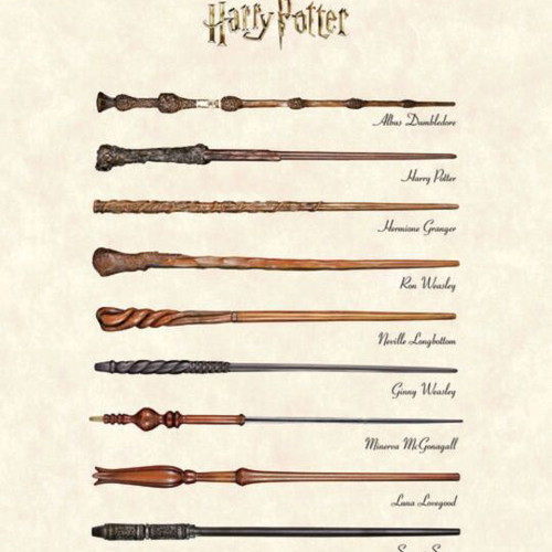 Harry Potter magic wands new, collectible from the film series