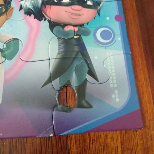 PJ Masks children's puzzle used with minor wear on 1-2 pieces