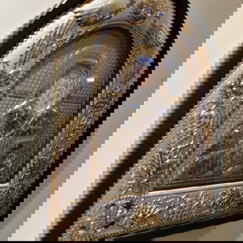 Ιερή Εικόνα Αγίου Νεκταρίου καινούργια από τις Καρυές Αγίου Όρους