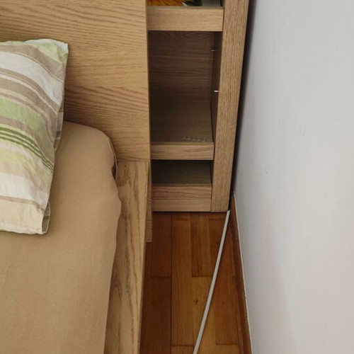 IKEA MALM bed 140x200 with headboard and drawers used