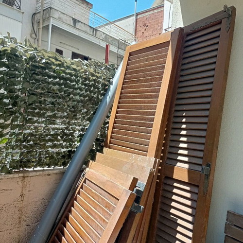 Shutters used, pack of 8 pieces with dimensions
