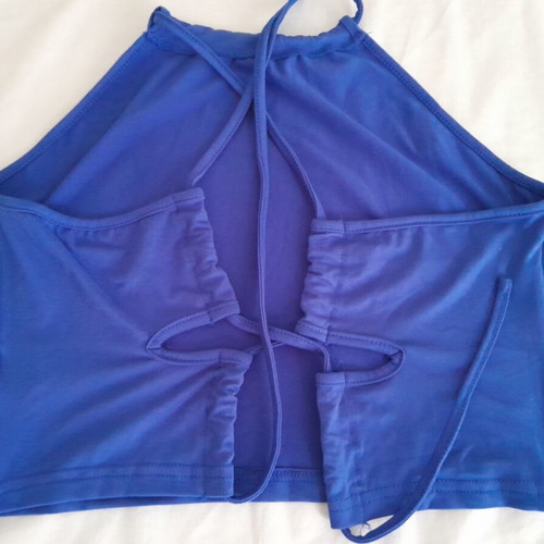 Shein summer top new, blue, size L
