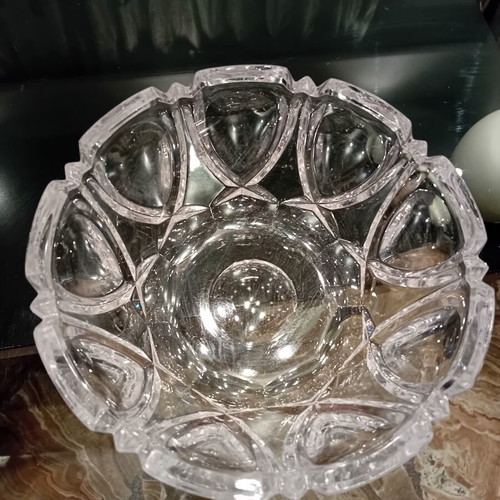 Crystal bowl used, Bohemia glass