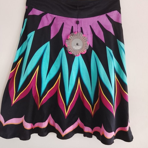 Silk skirt Custo Barcelona multicolor, new, size M