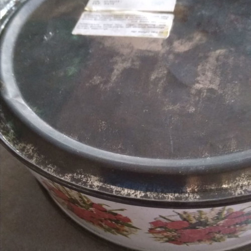 Tin old box used from Papadopoulou biscuits
