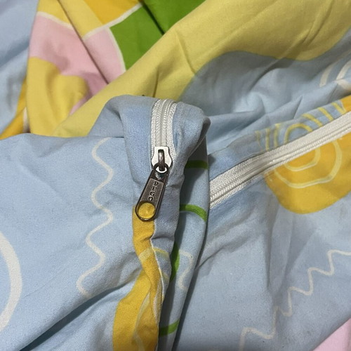 Duvet cover used 228x140 cm with zipper for single or small double bed