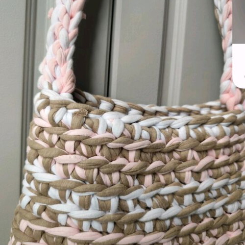 Handmade knitted shoulder bag new