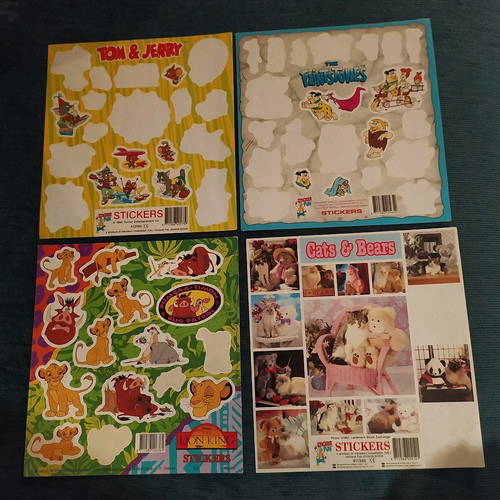 Stickers used, rare 90s decade
