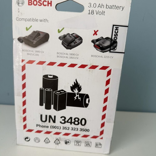 Bosch 18V 3Ah Power for ALL lithium-ion battery new