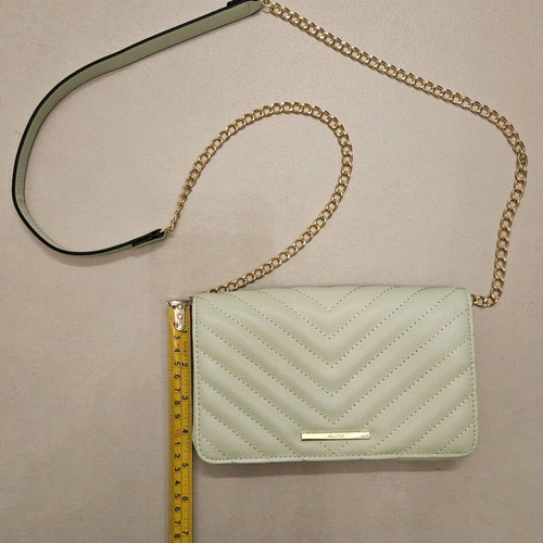 Aldo crossbody bag new, pistachio with gold details