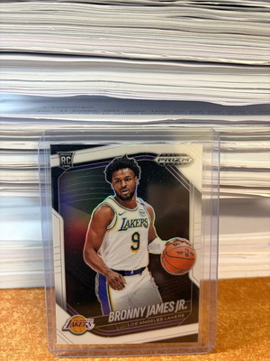 2024-25 Panini Prizm Black White Prizms #94 Bronny James Jr. κάρτα καινούργια