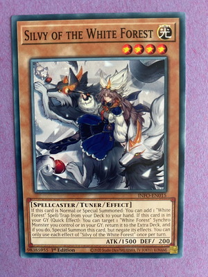 Yu-Gi-Oh! Card Silvy of the White Forest like new
