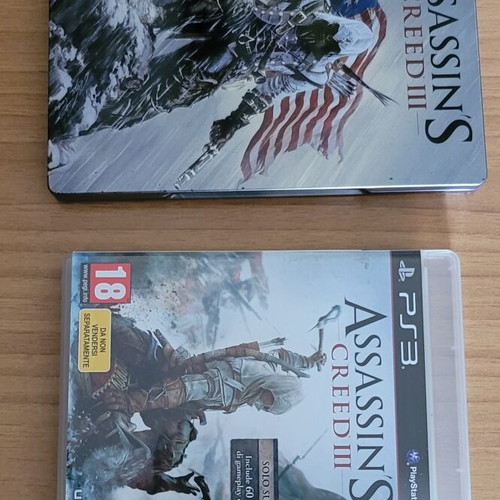 Assassin's Creed 3 Steelbook PS3 game, Europe version