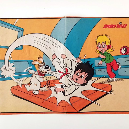 Sport Billy collectible posters used, set of 7 from the 80s