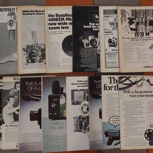 MovieMaker magazines like new, set of 20, 70s super 8mm cinema