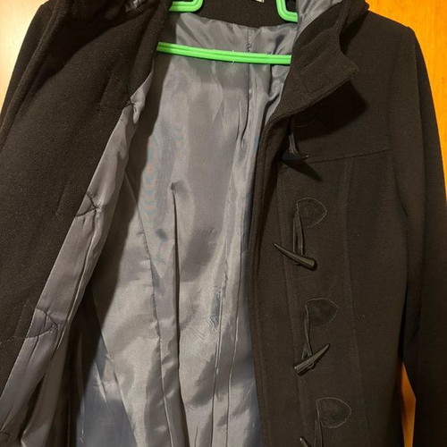 Montgomery coat used, black, size M
