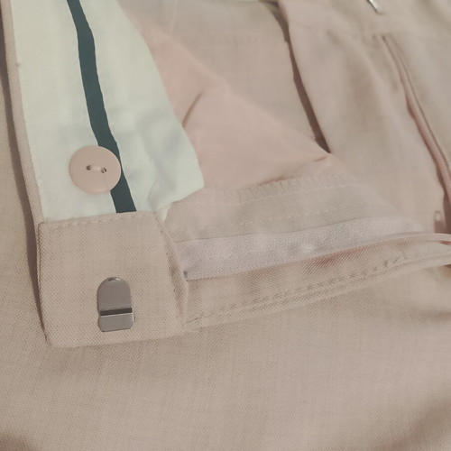 Zara pants like new, straight fit, beige and pink
