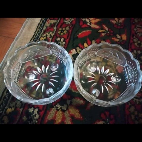 Crystal bowls like new
