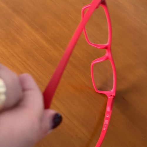 Presbyopia glasses 1.50 diopters like new, unisex, red